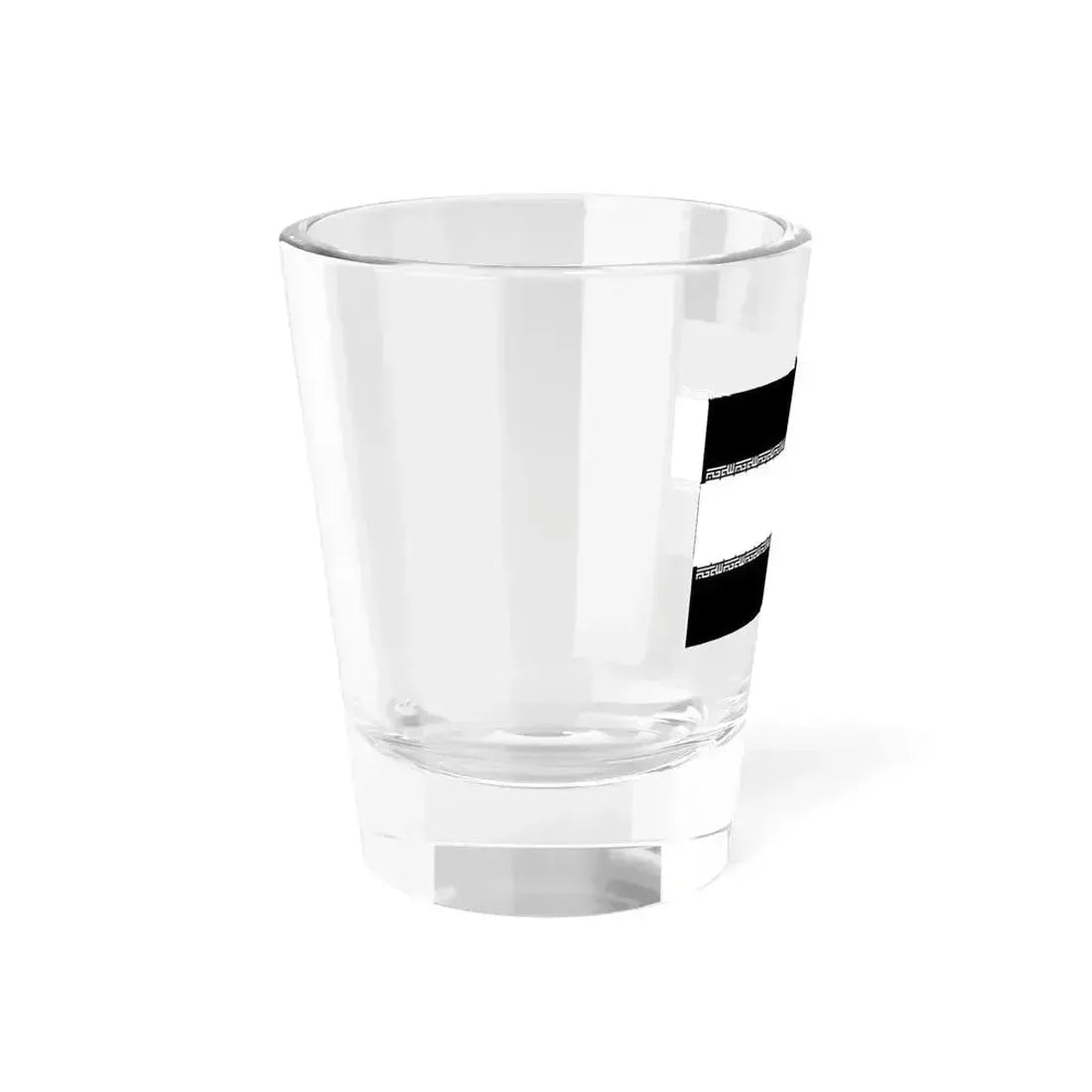 Flag of Iran black and white variant 1 (Iran) Shot Glass 1.5oz - Go Mug Yourself