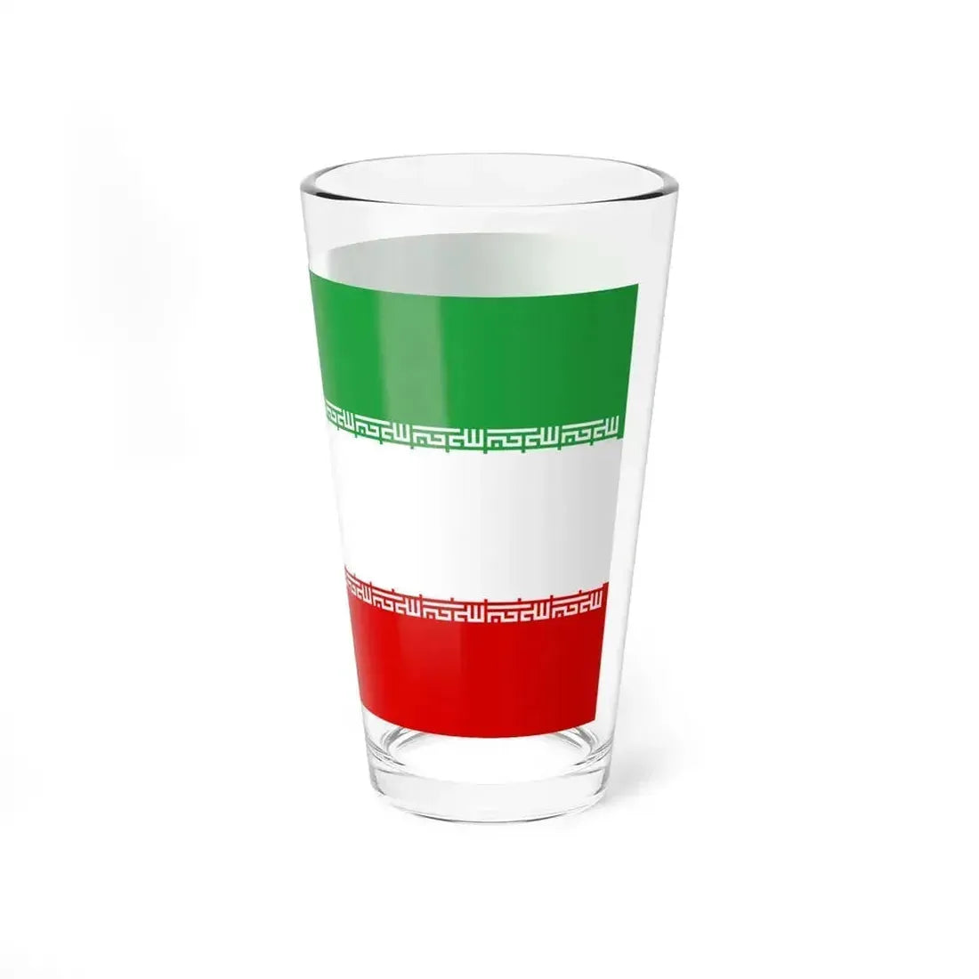 Flag of Iran civil (Iran) Pint Glass 16oz - Go Mug Yourself