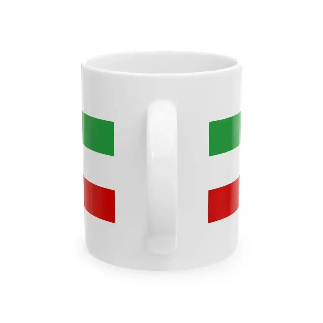 Flag of Iran for user page - 2022 (Iran) White Coffee Mug - Go Mug Yourself