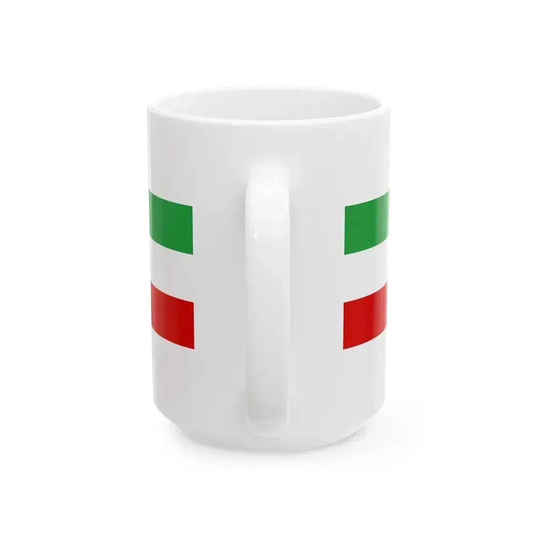 Flag of Iran for user page - 2022 (Iran) White Coffee Mug - Go Mug Yourself