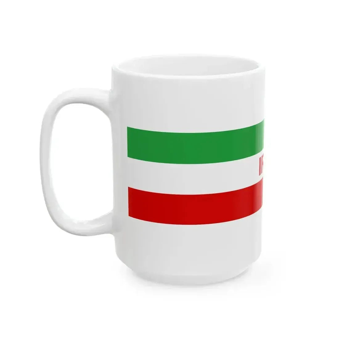 Flag of Iran for user page - 2022 (Iran) White Coffee Mug - Go Mug Yourself