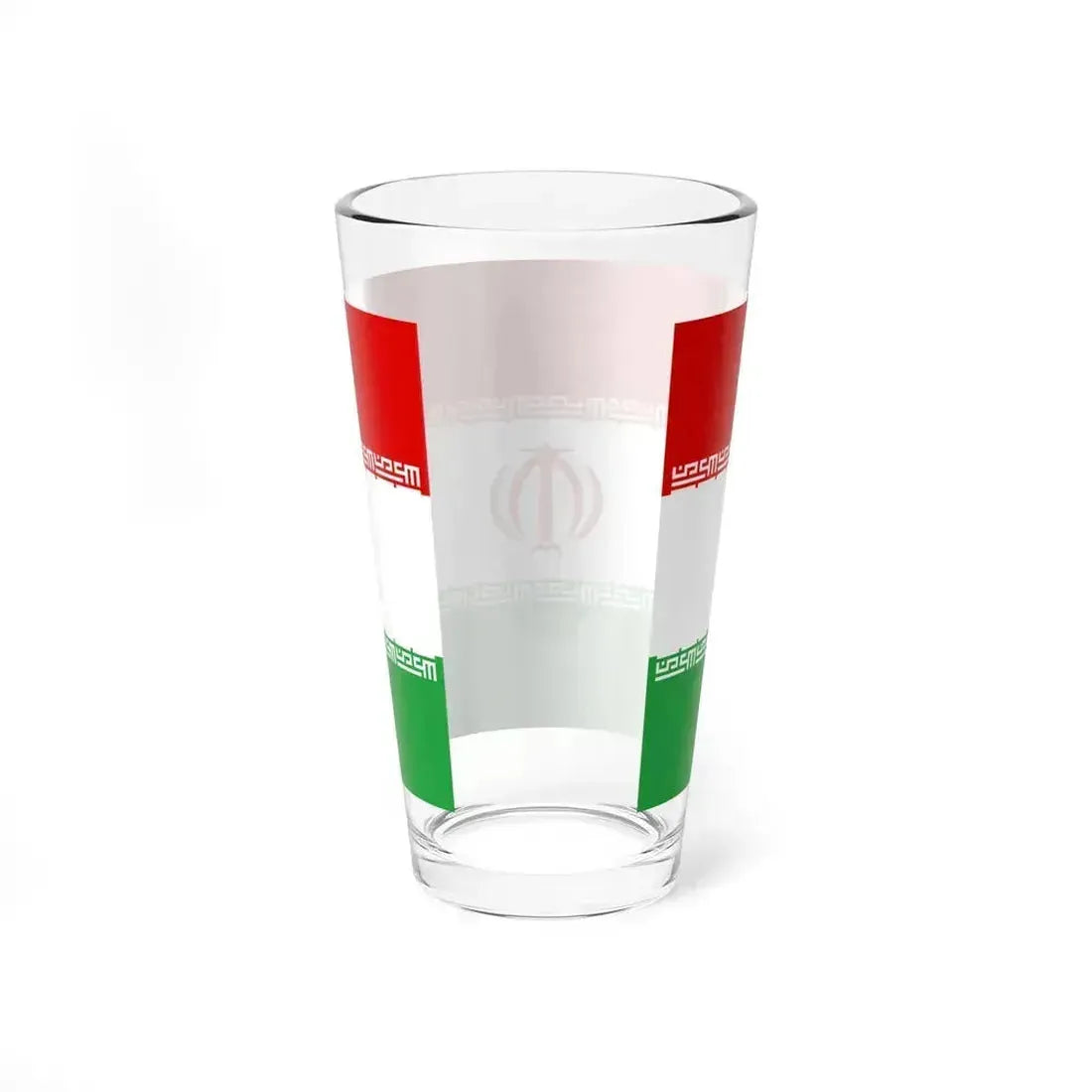 Flag of Iran upside down (Iran) Pint Glass 16oz - Go Mug Yourself