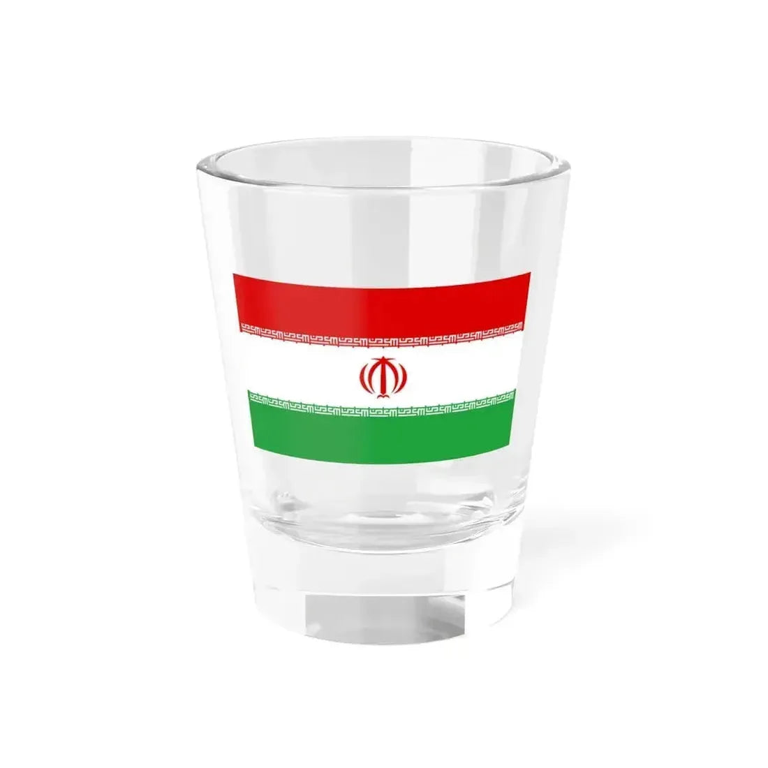 Flag of Iran upside down (Iran) Shot Glass 1.5oz 1.5oz - Go Mug Yourself