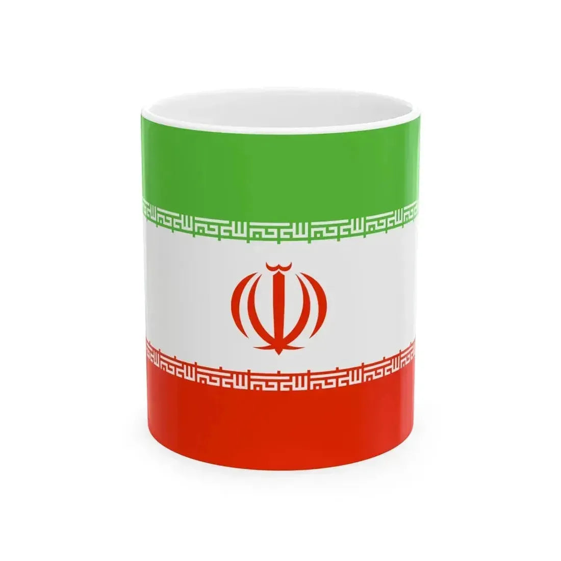 Flag of Iran WFB 2000 (Iran) White Coffee Mug 11oz - Go Mug Yourself