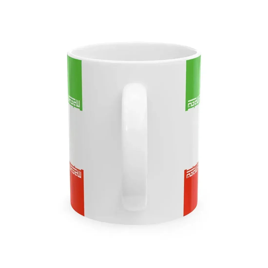 Flag of Iran WFB 2000 (Iran) White Coffee Mug - Go Mug Yourself