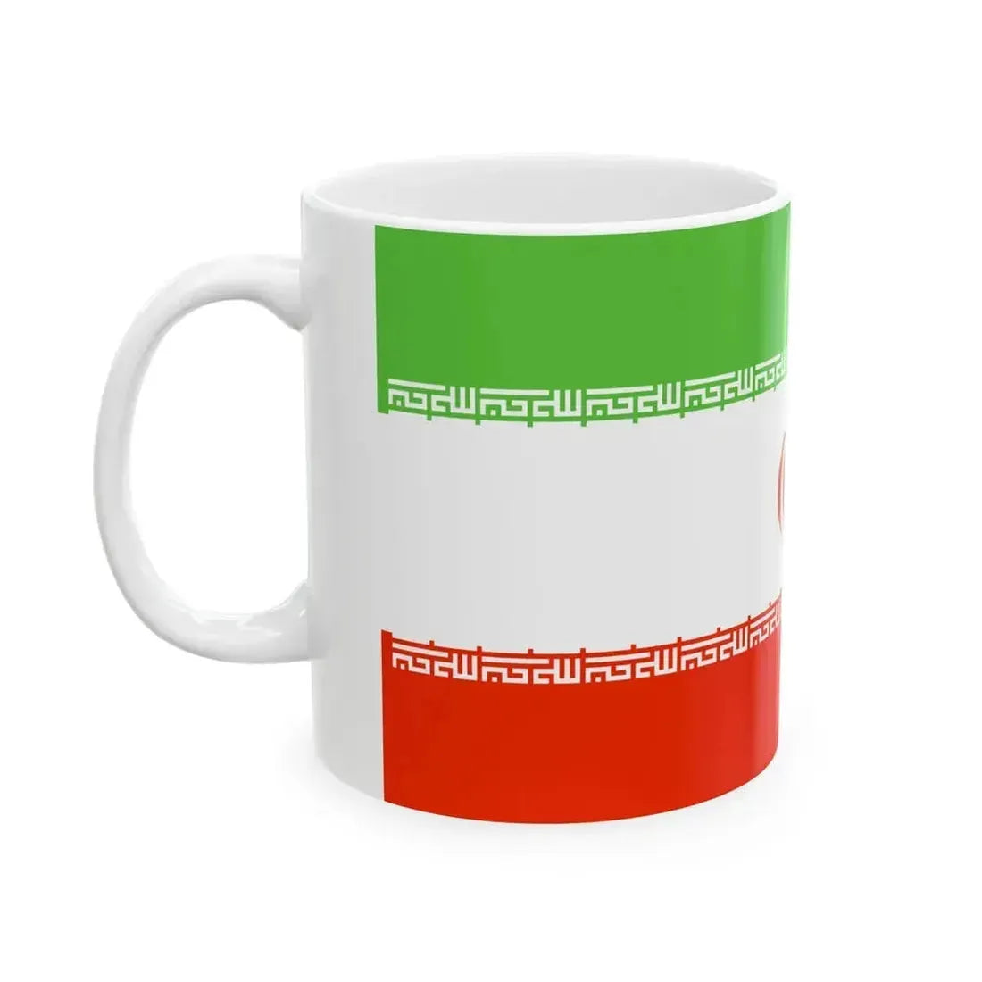 Flag of Iran WFB 2000 (Iran) White Coffee Mug - Go Mug Yourself