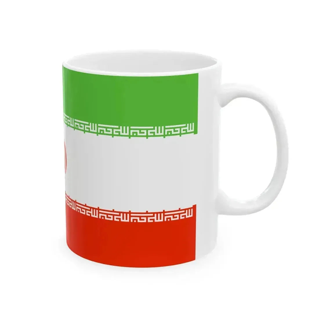 Flag of Iran WFB 2000 (Iran) White Coffee Mug - Go Mug Yourself