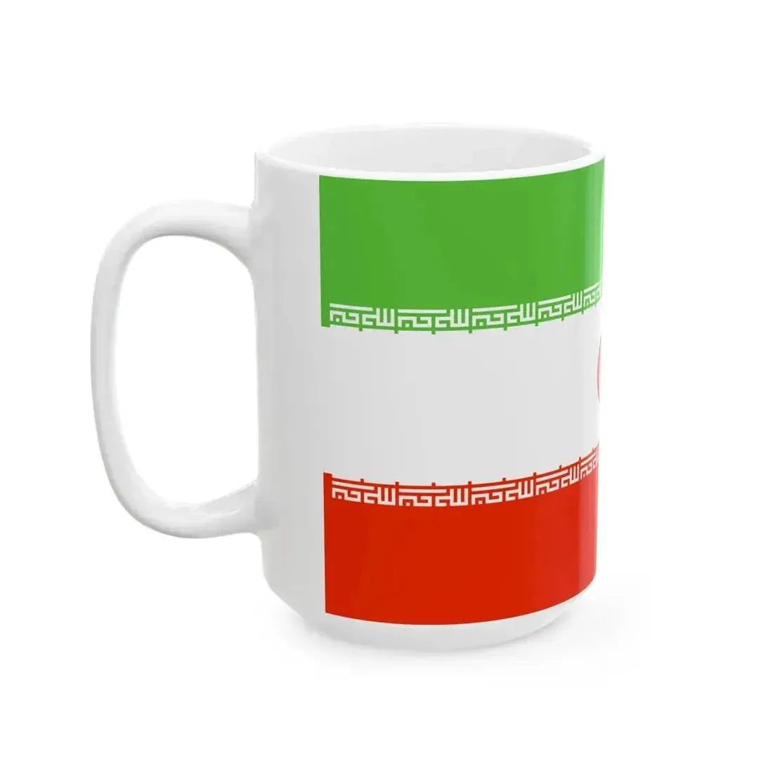 Flag of Iran WFB 2000 (Iran) White Coffee Mug - Go Mug Yourself