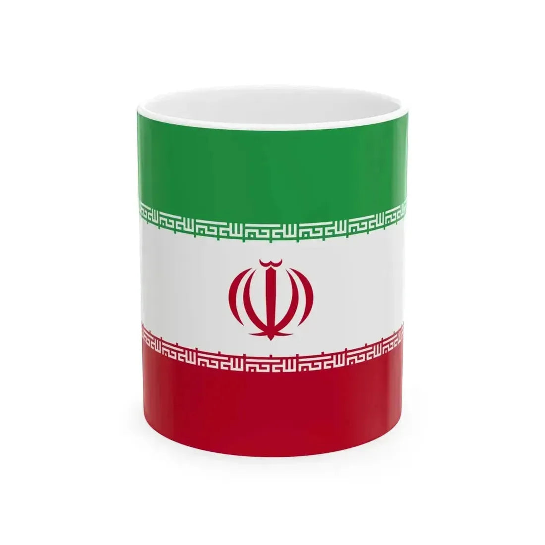 Flag of Iran WFB 2004 (Iran) White Coffee Mug 11oz - Go Mug Yourself