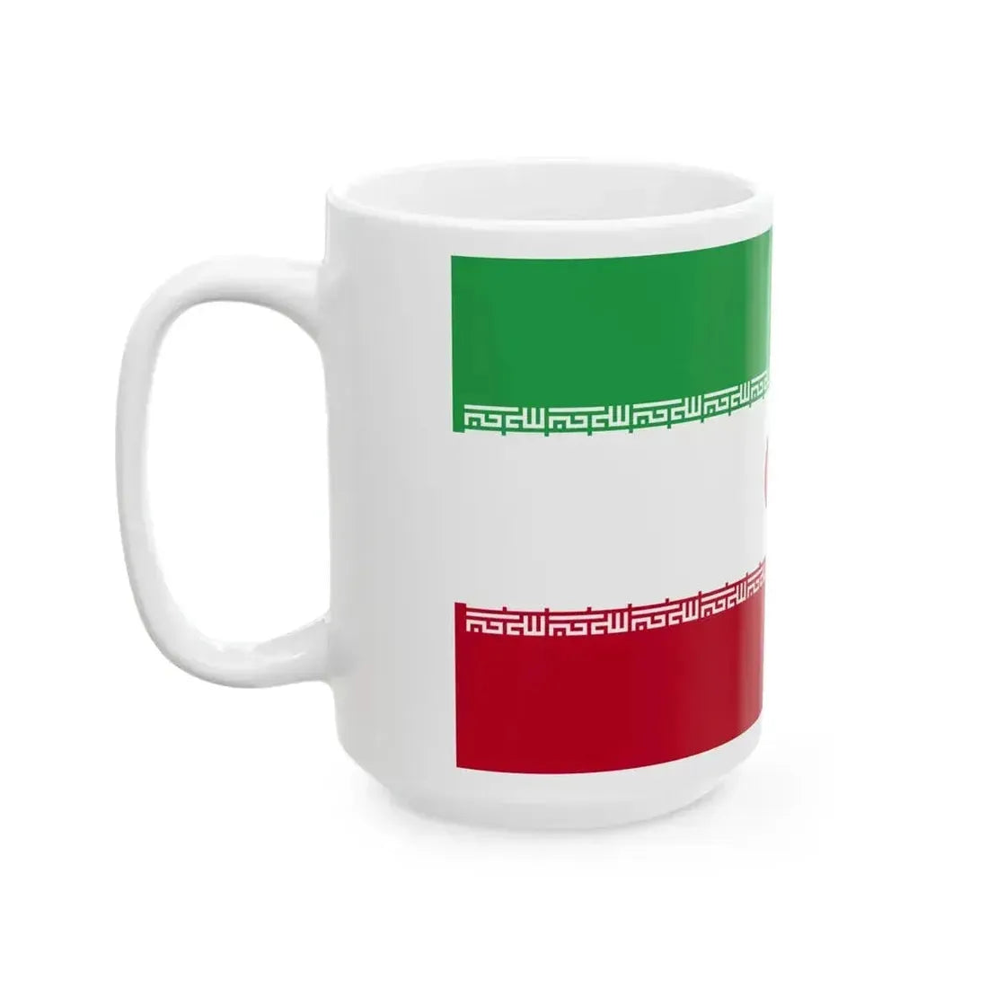 Flag of Iran WFB 2004 (Iran) White Coffee Mug - Go Mug Yourself