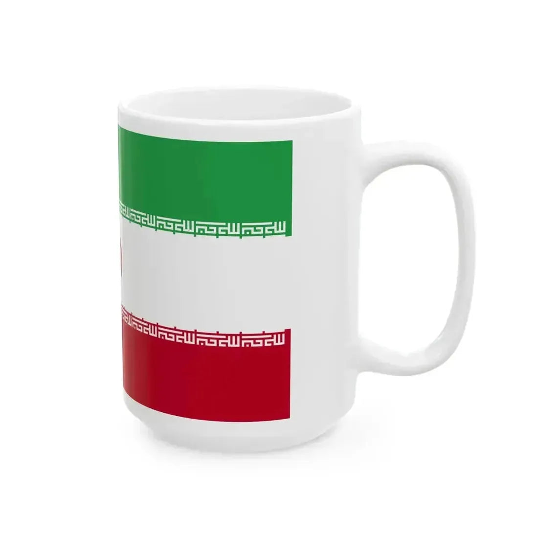 Flag of Iran WFB 2004 (Iran) White Coffee Mug - Go Mug Yourself
