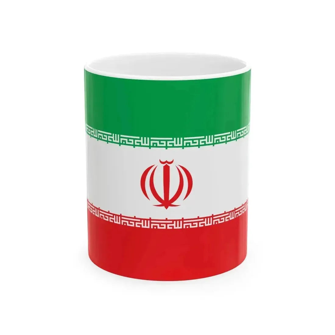Flag of Iran WFB (Iran) White Coffee Mug 11oz - Go Mug Yourself