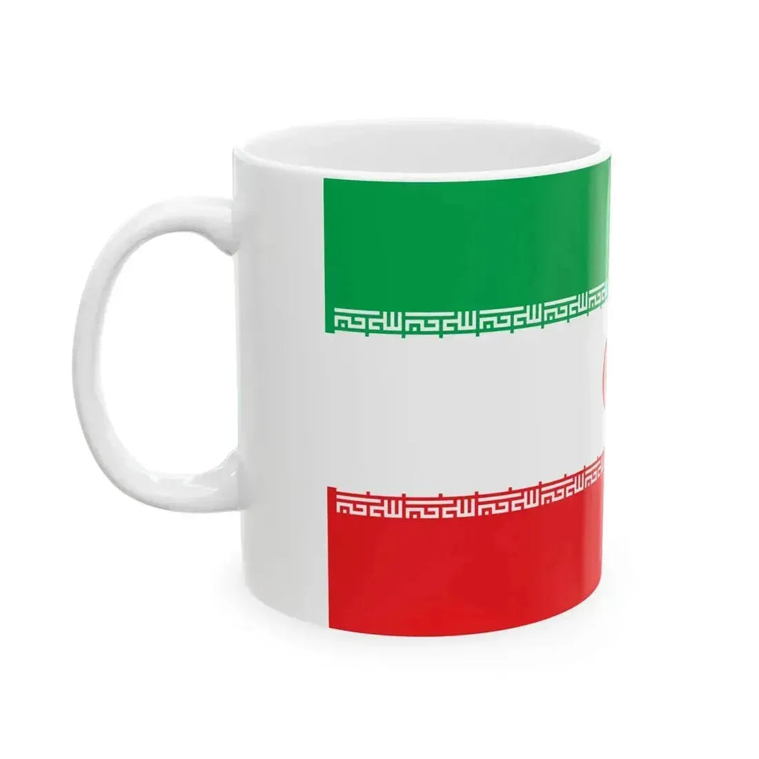 Flag of Iran WFB (Iran) White Coffee Mug - Go Mug Yourself