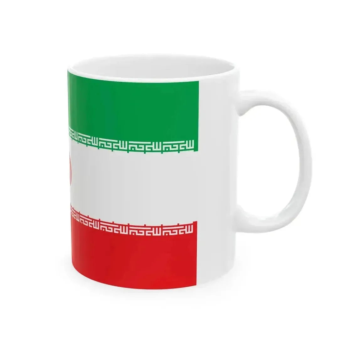 Flag of Iran WFB (Iran) White Coffee Mug - Go Mug Yourself