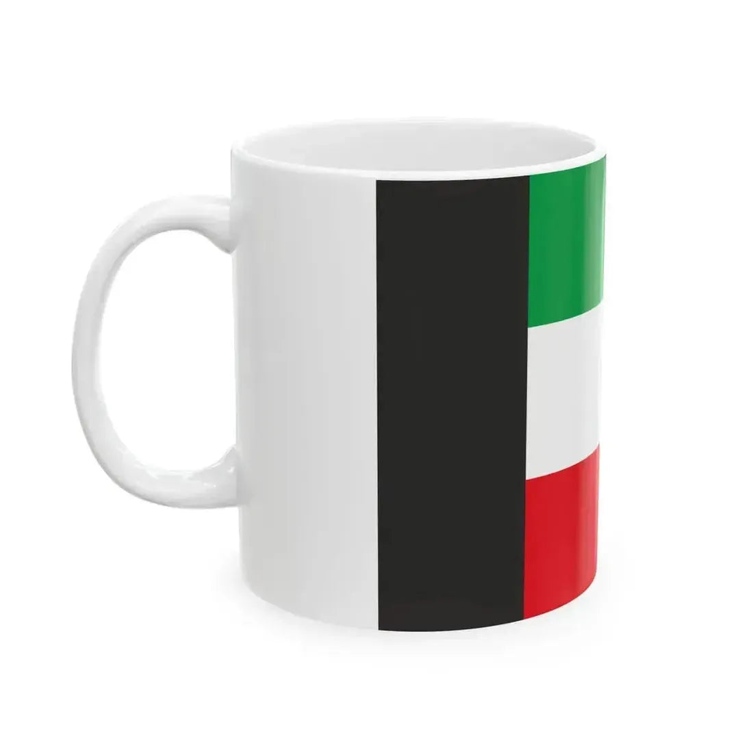 Flag of Iranian Arabs (Iran) White Coffee Mug - Go Mug Yourself