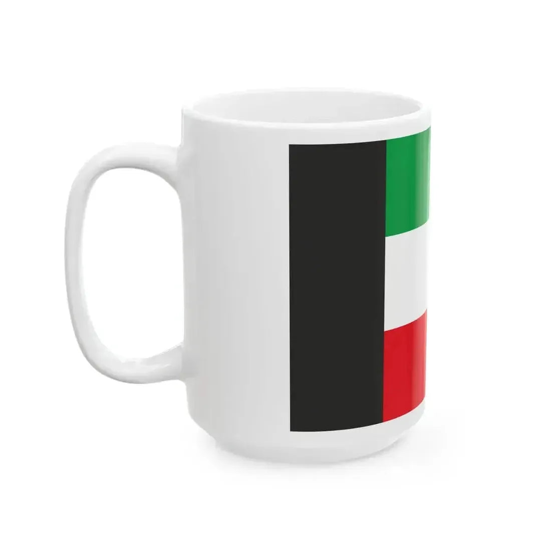 Flag of Iranian Arabs (Iran) White Coffee Mug - Go Mug Yourself