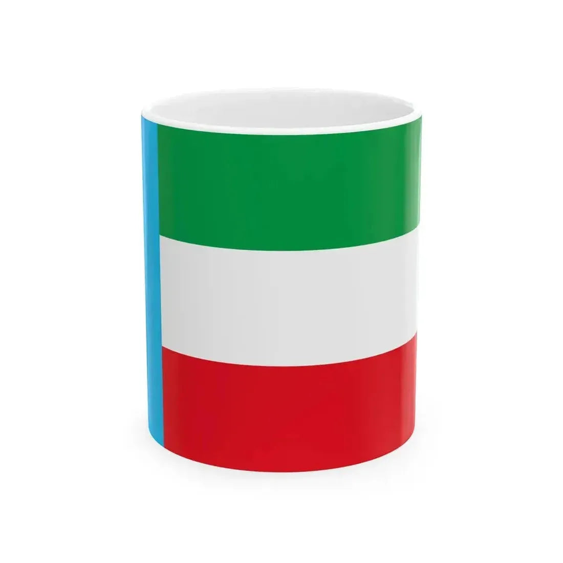 Flag of Iranian Turks (Iran) White Coffee Mug 11oz - Go Mug Yourself