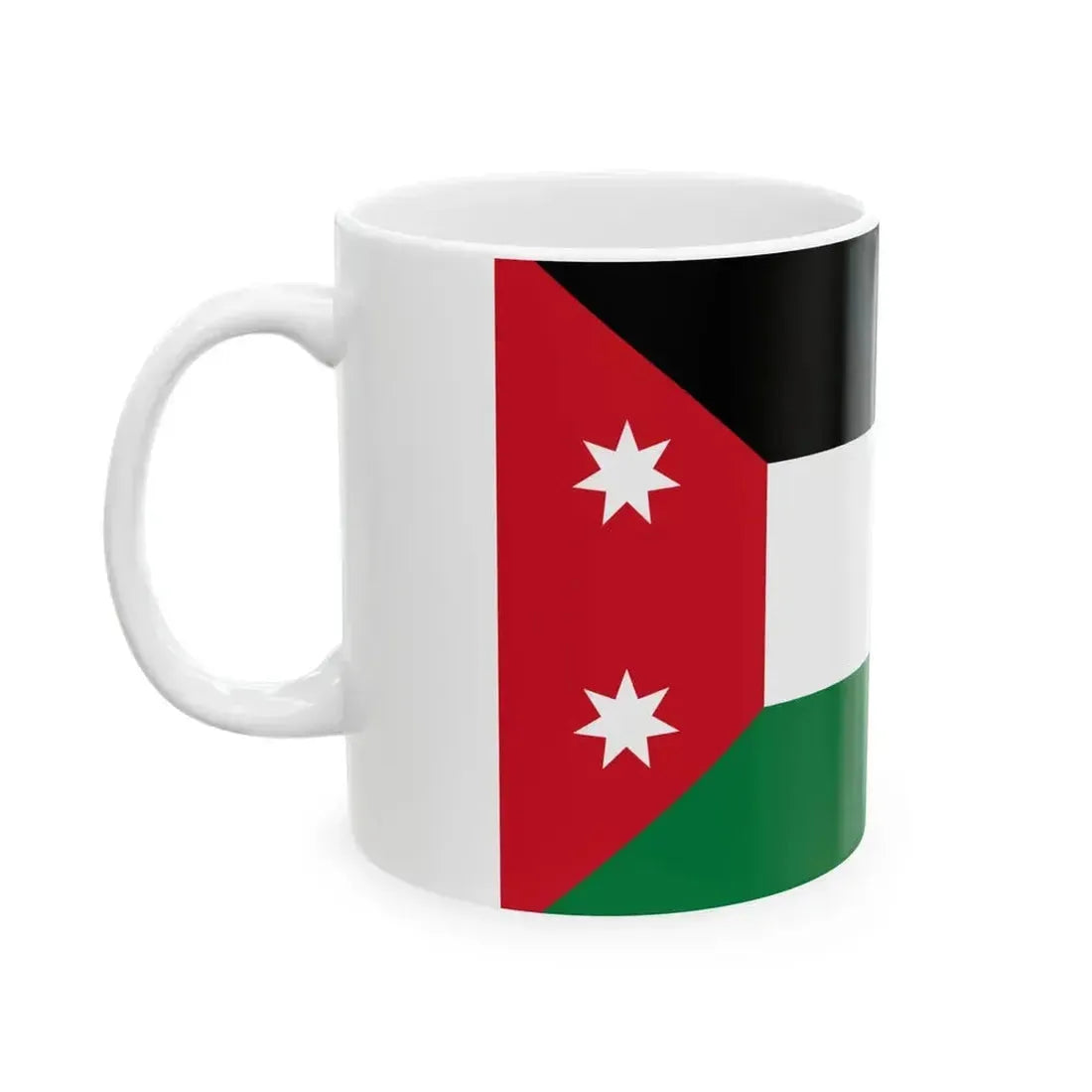 Flag of Iraq 1924-1959 3-2 (Iraq) White Coffee Mug - Go Mug Yourself