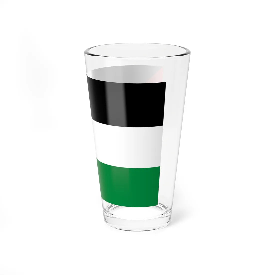 Flag of Iraq 1924-1959 3-2 without stars (Iraq) Pint Glass 16oz - Go Mug Yourself