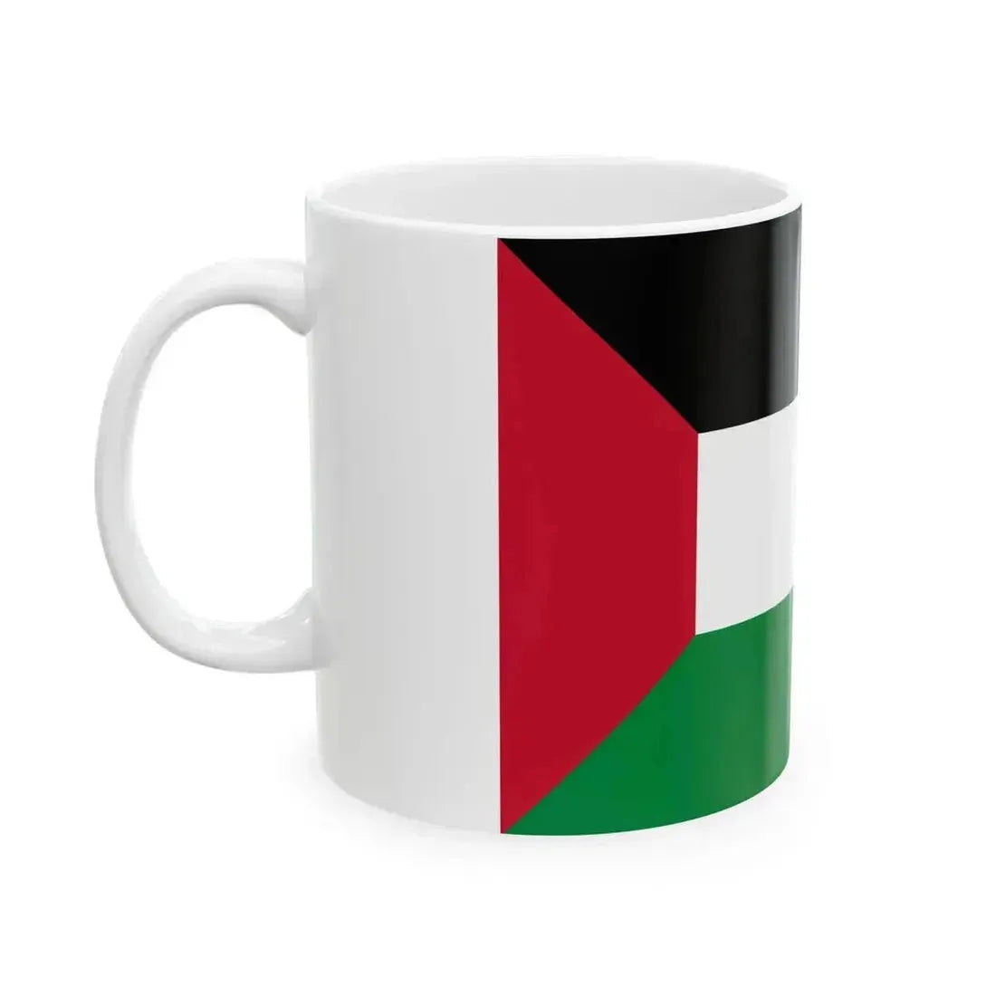 Flag of Iraq 1924-1959 3-2 without stars (Iraq) White Coffee Mug - Go Mug Yourself