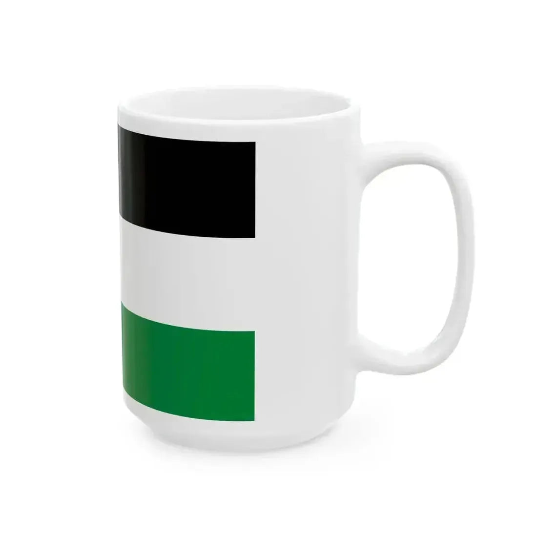 Flag of Iraq 1924-1959 3-2 without stars (Iraq) White Coffee Mug - Go Mug Yourself