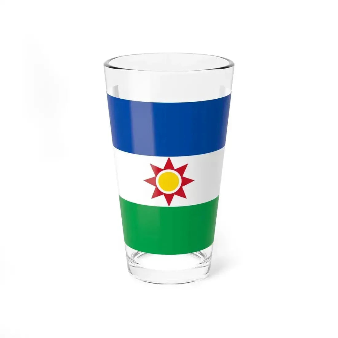 Flag of Iraq Proposed 3-2 (Iraq) Pint Glass 16oz 16oz - Go Mug Yourself