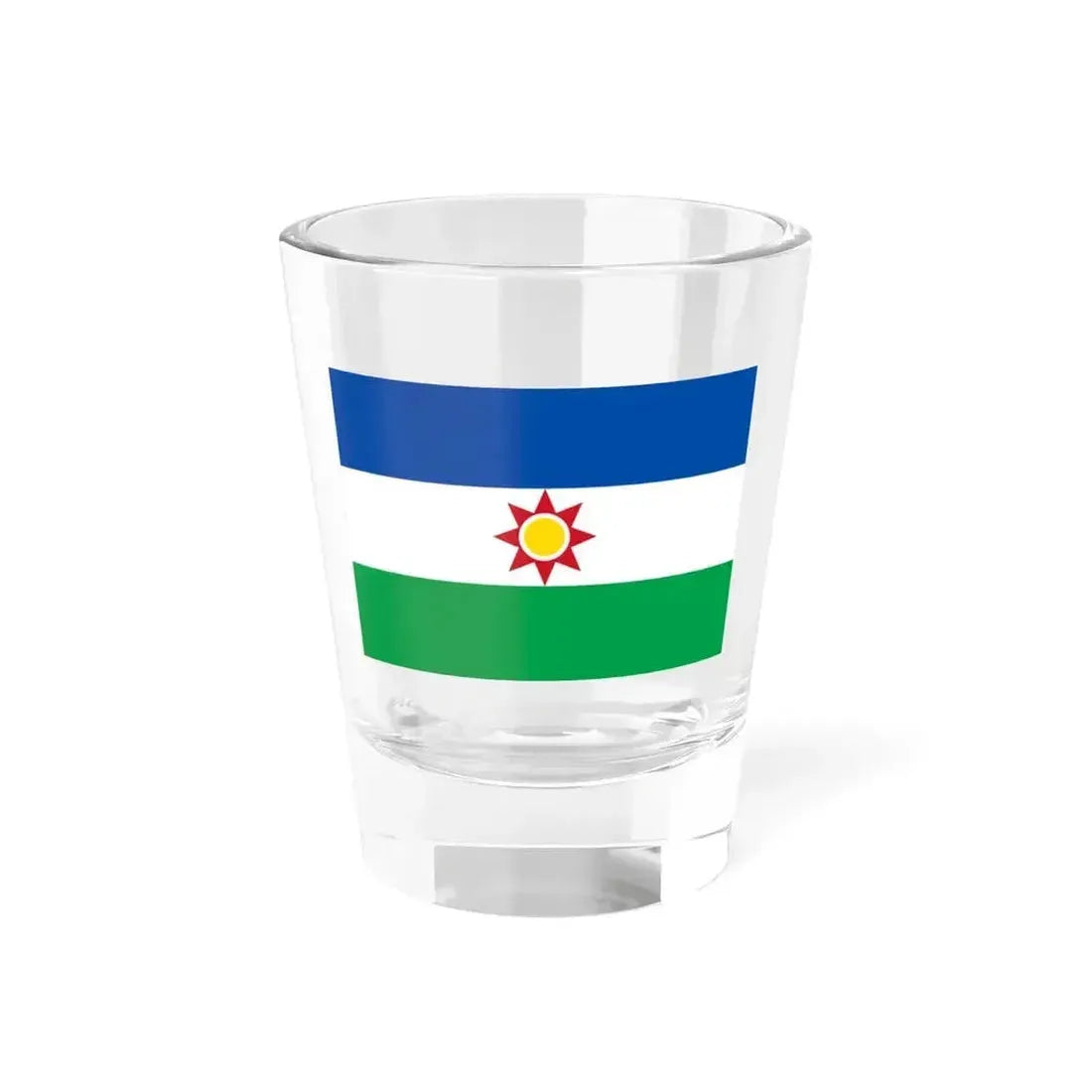 Flag of Iraq Proposed 3-2 (Iraq) Shot Glass 1.5oz 1.5oz - Go Mug Yourself