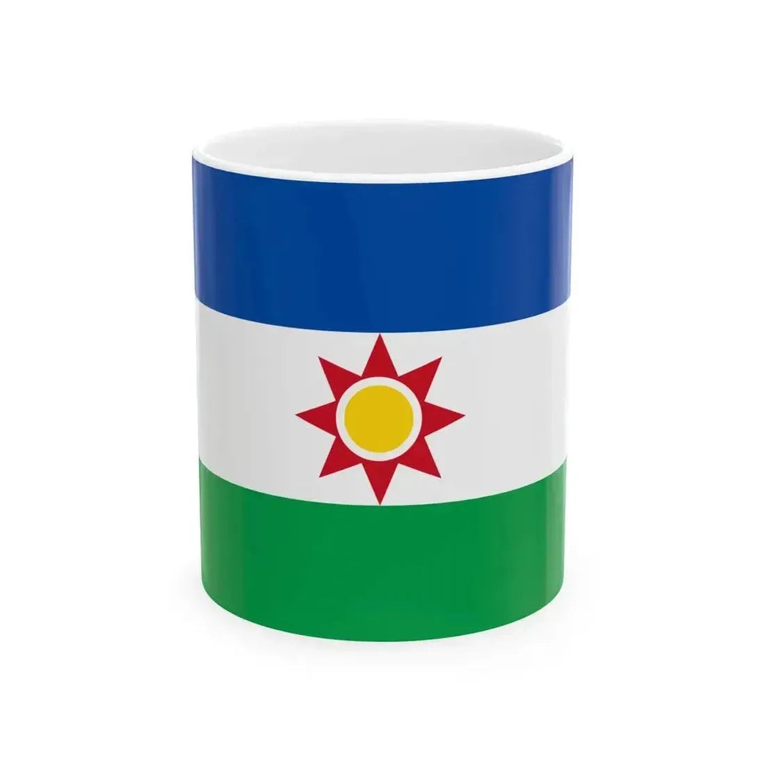 Flag of Iraq Proposed 3-2 (Iraq) White Coffee Mug 11oz - Go Mug Yourself