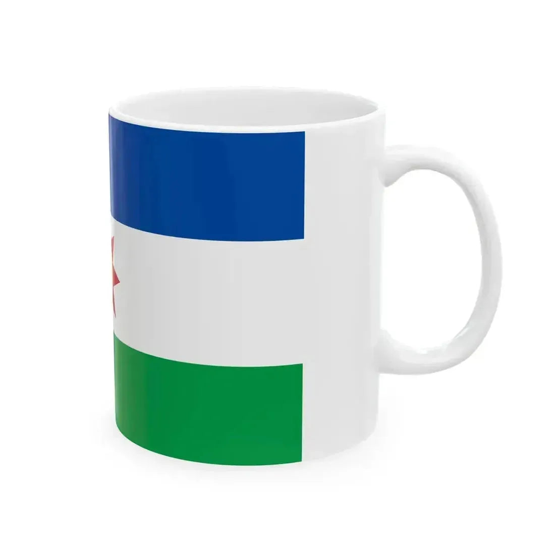 Flag of Iraq Proposed 3-2 (Iraq) White Coffee Mug - Go Mug Yourself