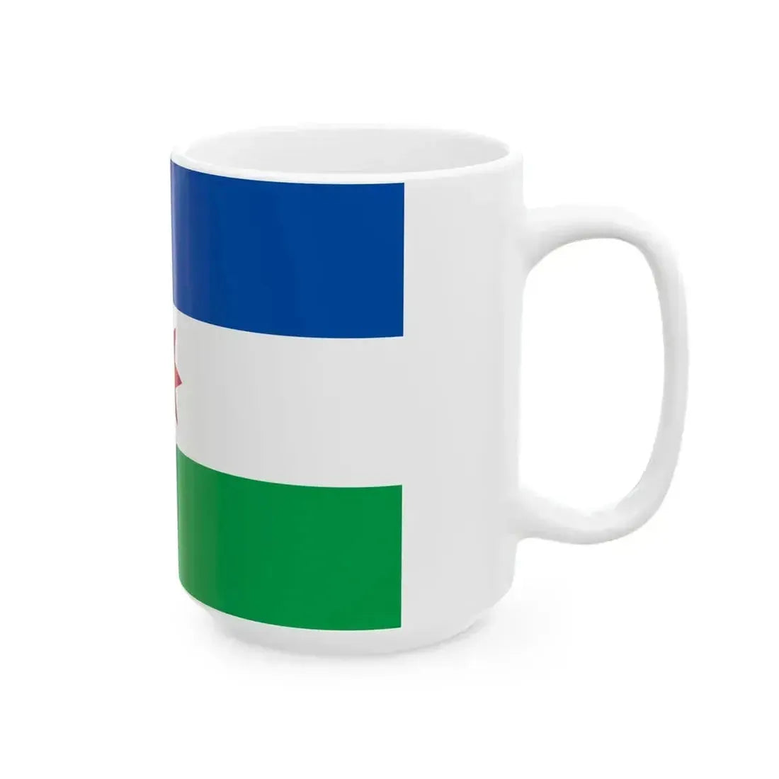 Flag of Iraq Proposed 3-2 (Iraq) White Coffee Mug - Go Mug Yourself