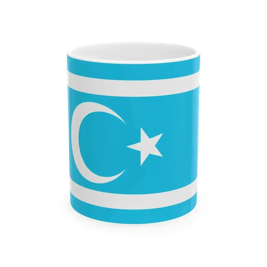 Flag of Iraq Turkmen FrontVEC (Iraq) White Coffee Mug 11oz - Go Mug Yourself