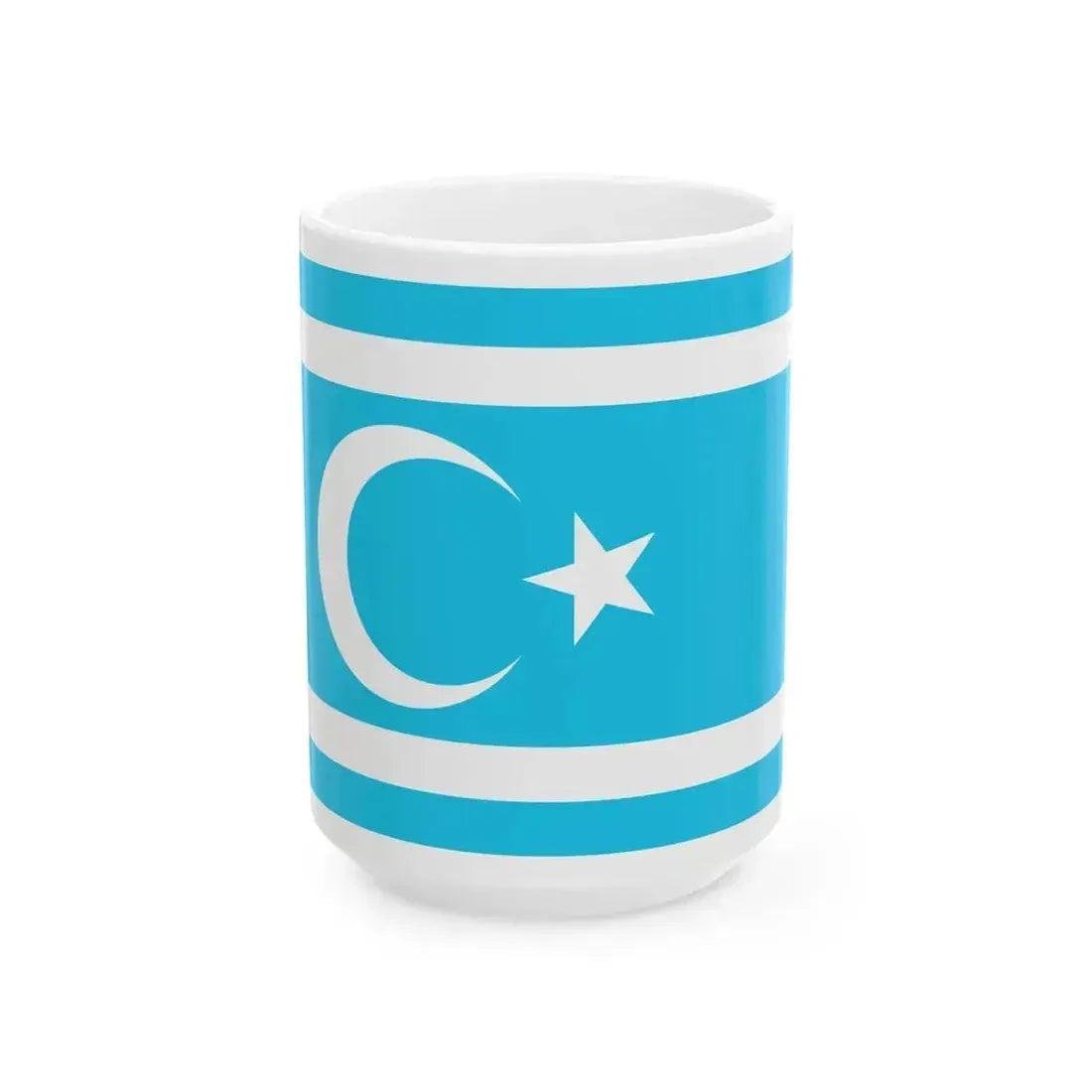 Flag of Iraq Turkmen FrontVEC (Iraq) White Coffee Mug 15oz - Go Mug Yourself