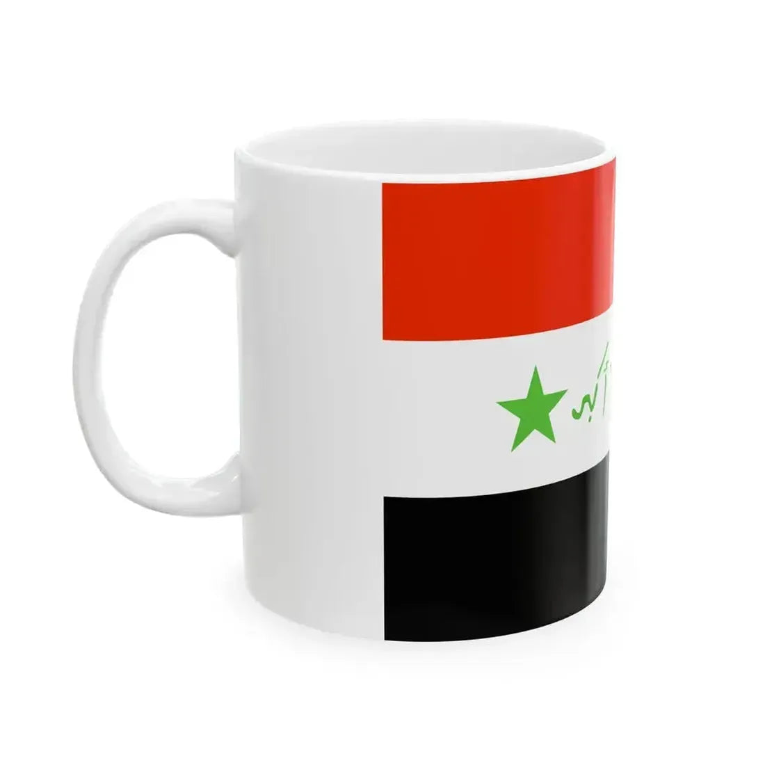 Flag of Iraq WFB 2000 (Iraq) White Coffee Mug - Go Mug Yourself