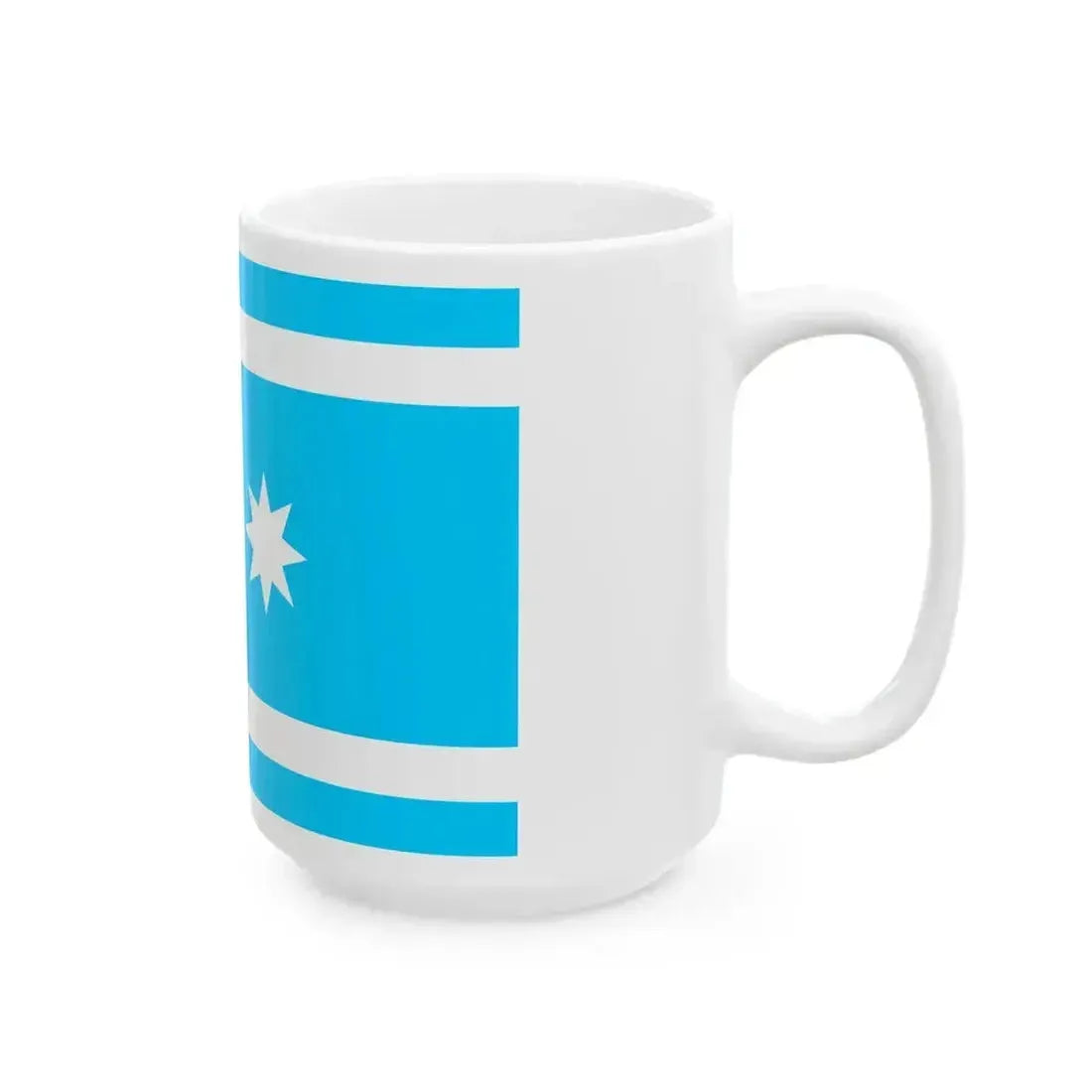 Flag of Iraqi Turkmans (Iraq) White Coffee Mug - Go Mug Yourself