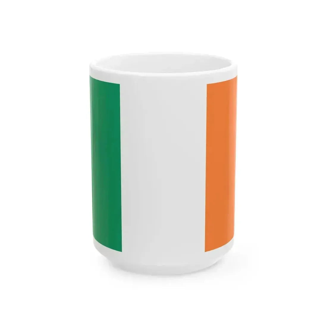 Flag of Ireland 3-2 (Ireland) White Coffee Mug 15oz - Go Mug Yourself