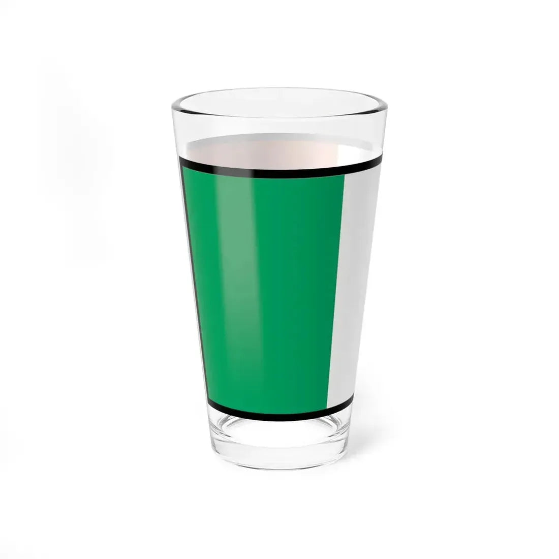 Flag of Ireland bordered (Ireland) Pint Glass 16oz - Go Mug Yourself