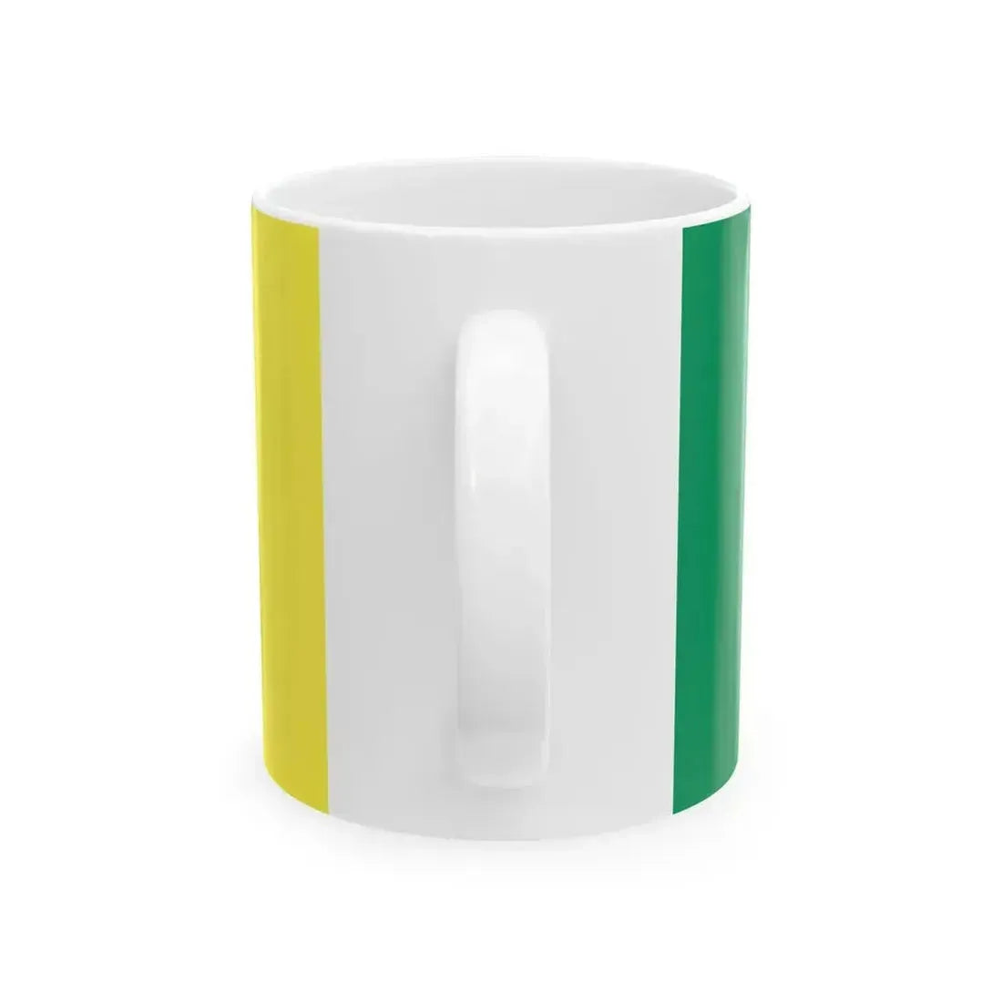 Flag of Ireland gold (Ireland) White Coffee Mug - Go Mug Yourself