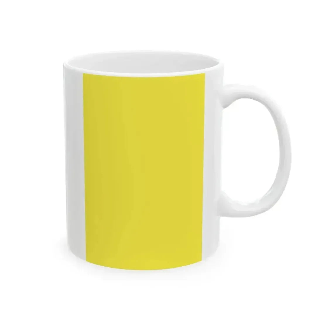 Flag of Ireland gold (Ireland) White Coffee Mug - Go Mug Yourself