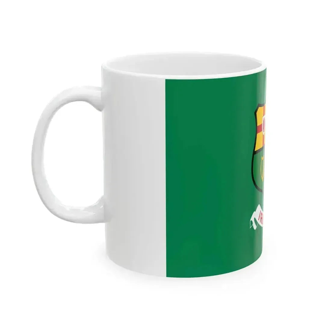 Flag of Ireland hockey team (Ireland) White Coffee Mug - Go Mug Yourself