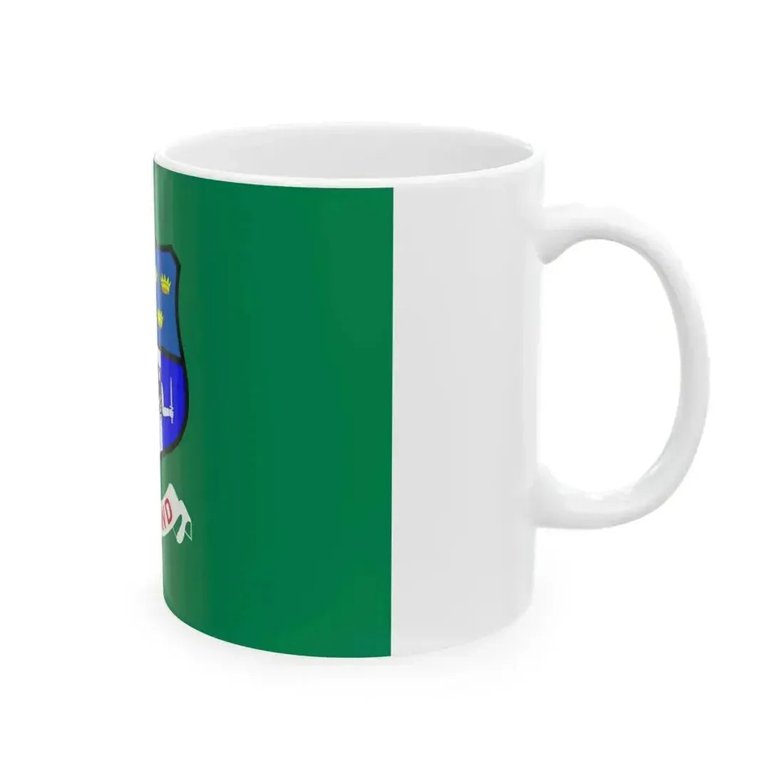 Flag of Ireland hockey team (Ireland) White Coffee Mug - Go Mug Yourself