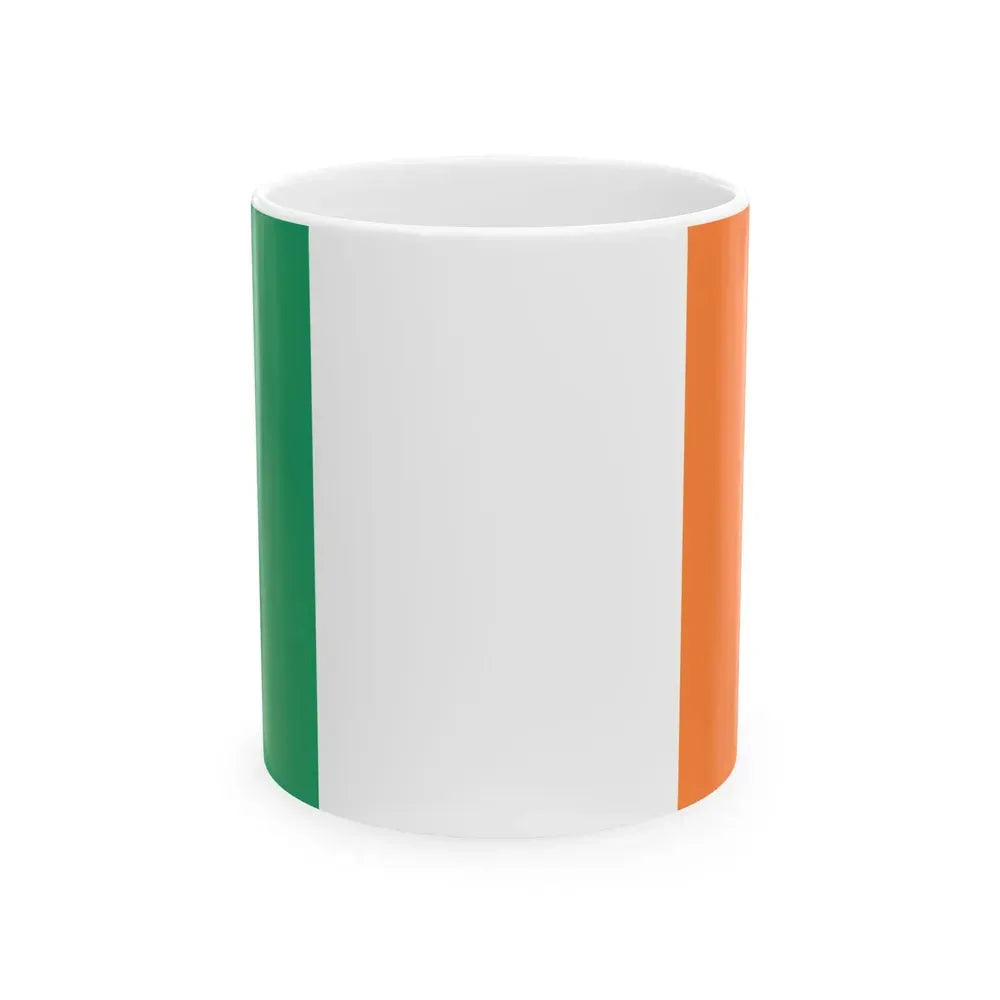 Flag of Ireland (Ireland) White Coffee Mug 11oz - Go Mug Yourself