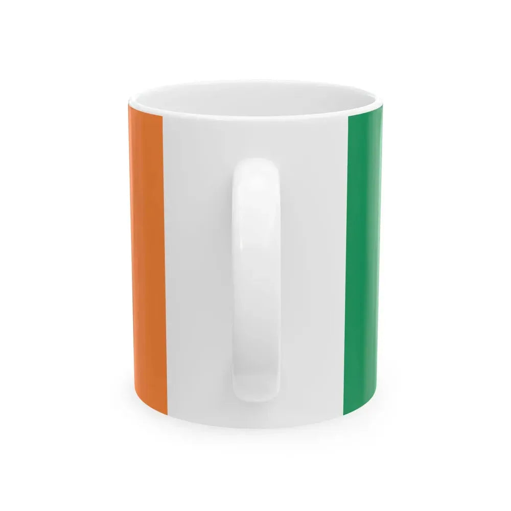 Flag of Ireland (Ireland) White Coffee Mug - Go Mug Yourself
