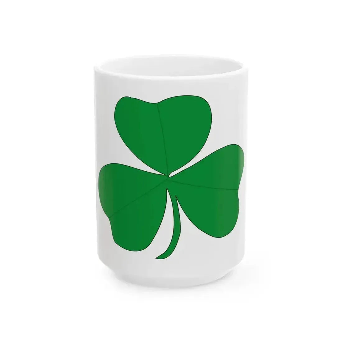 Flag of Ireland rugby (Ireland) White Coffee Mug 15oz - Go Mug Yourself