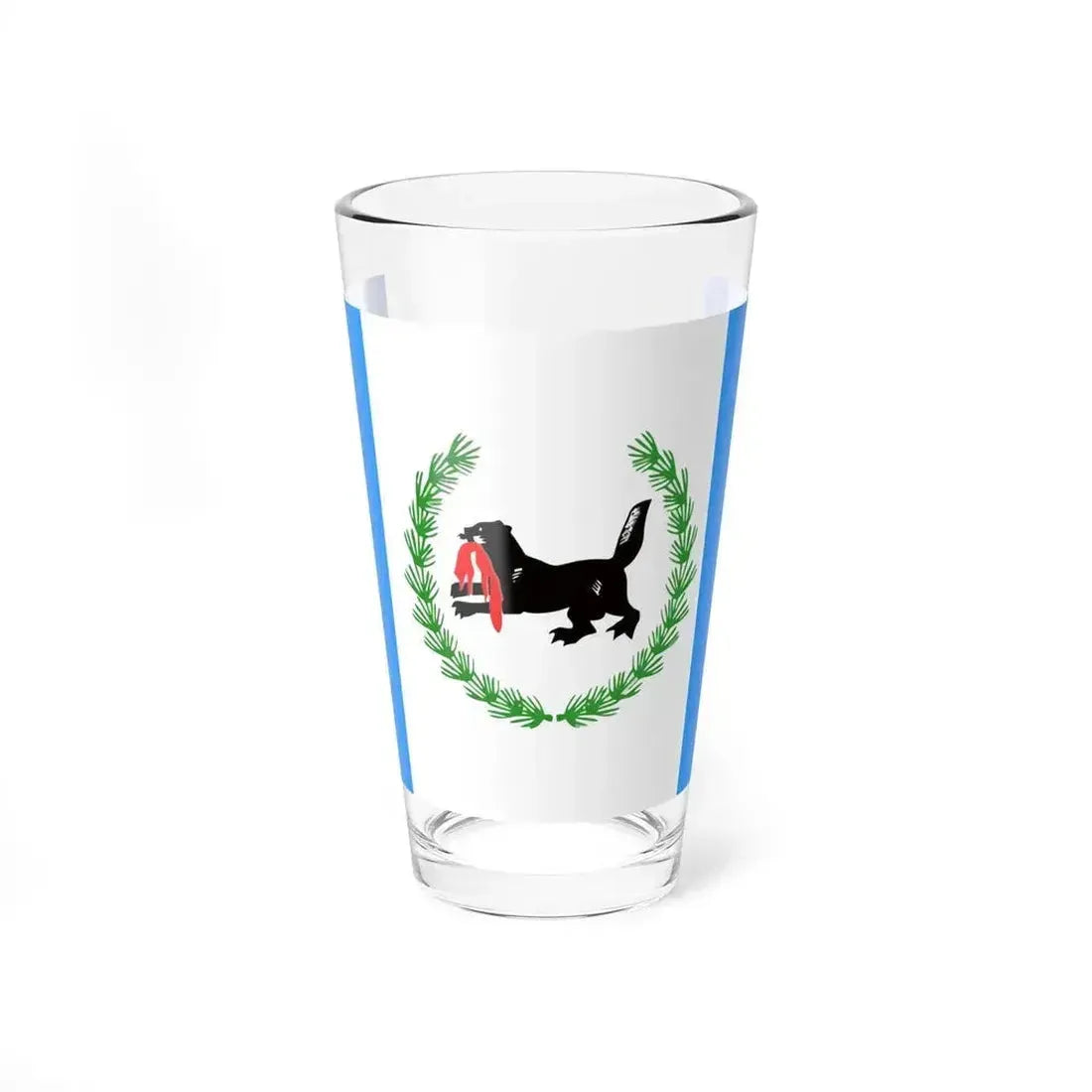 Flag of Irkutsk Oblast Russia - Pint Glass 16oz 16oz - Go Mug Yourself