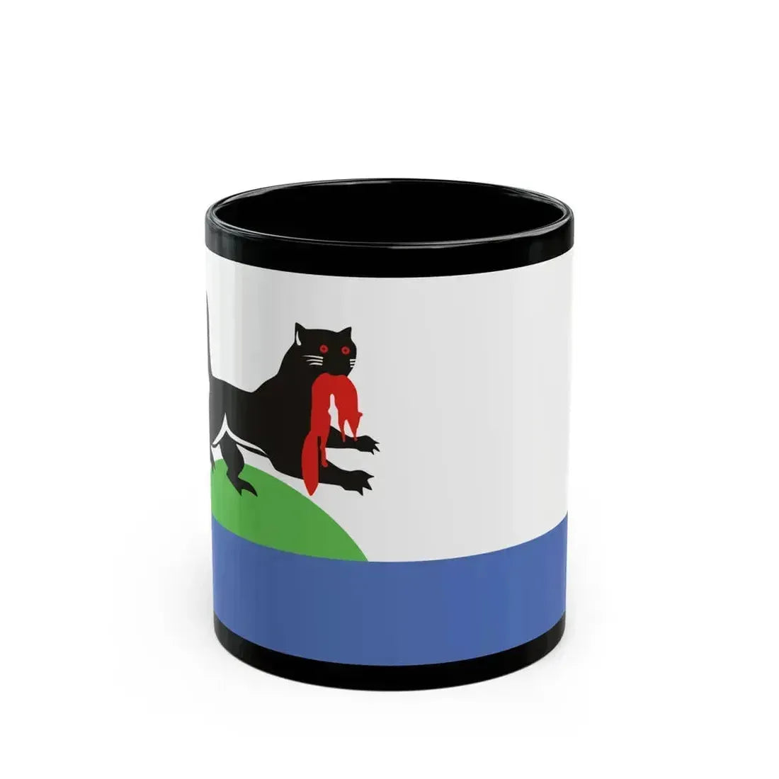 Flag of Irkutsk Russia - Black Coffee Mug 11oz - Go Mug Yourself