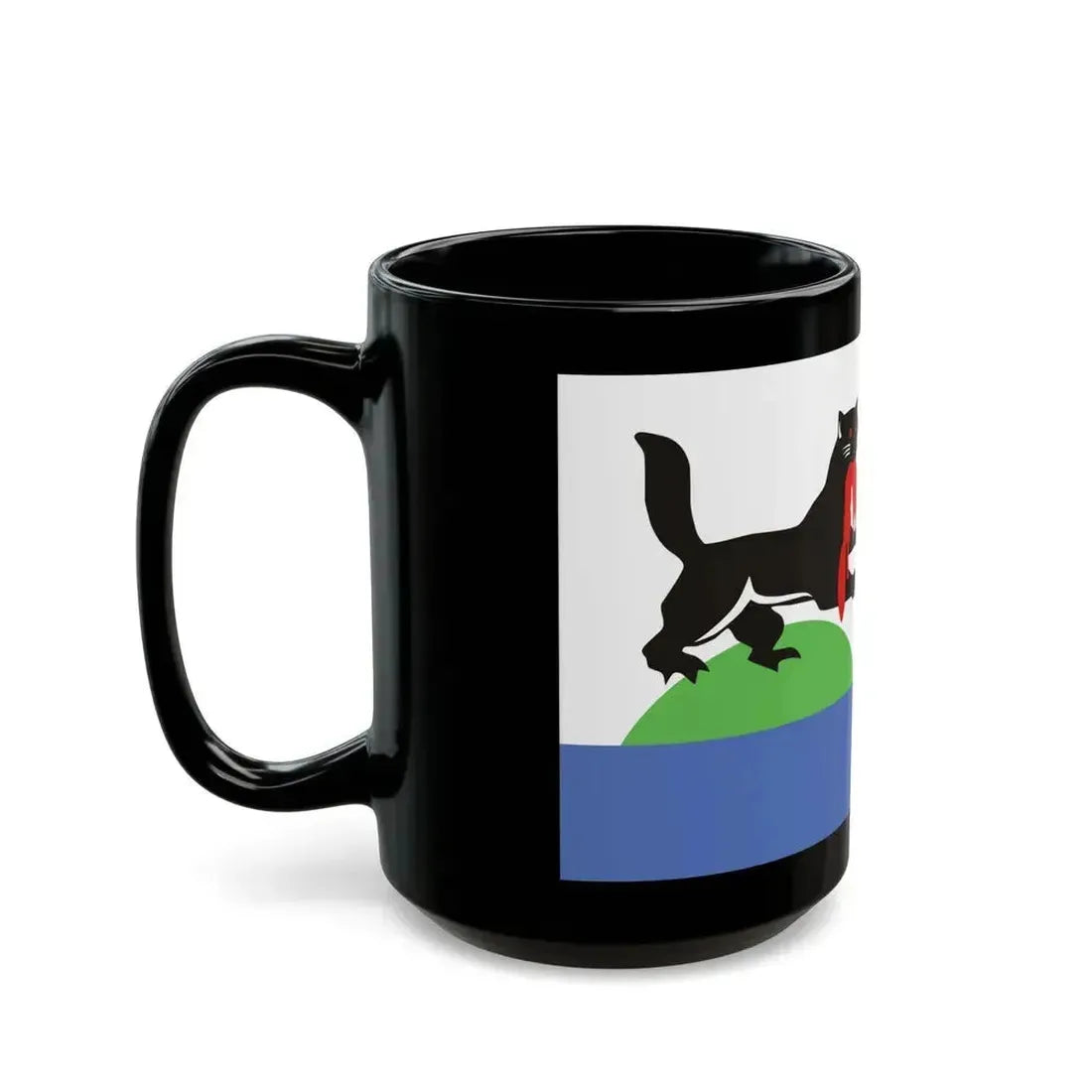 Flag of Irkutsk Russia - Black Coffee Mug - Go Mug Yourself