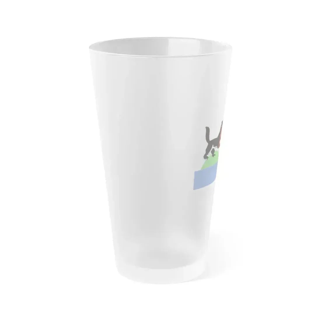 Flag of Irkutsk Russia - Frosted Pint Glass 16oz - Go Mug Yourself