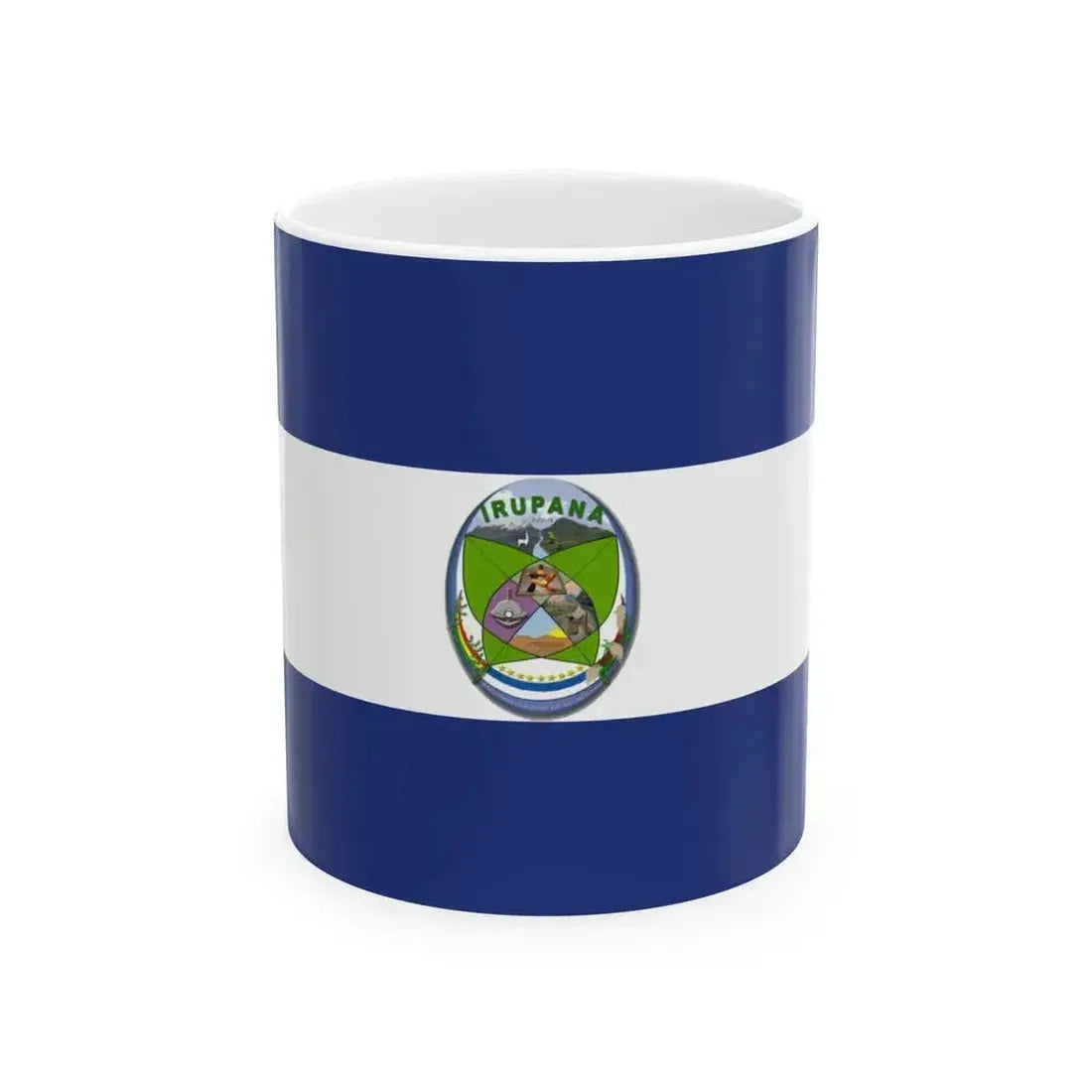 Flag of Irupana (Bolivia) White Coffee Mug 11oz - Go Mug Yourself