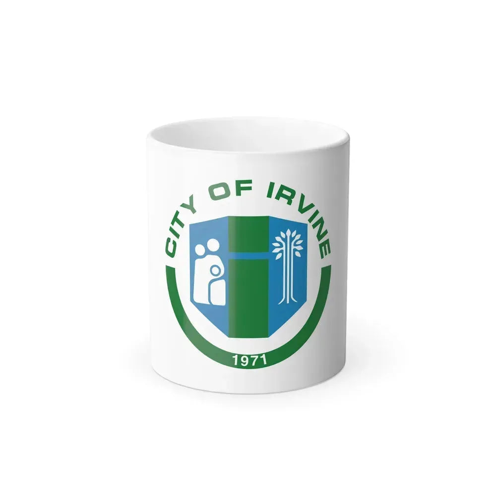 Flag of Irvine, California - Color Changing Coffee Mug 11oz - Go Mug Yourself