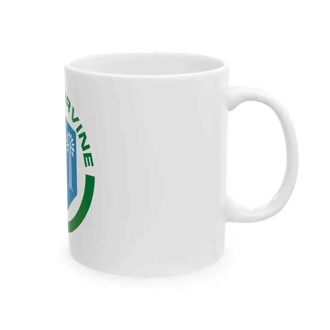 Flag of Irvine California (United States) White Coffee Mug - Go Mug Yourself
